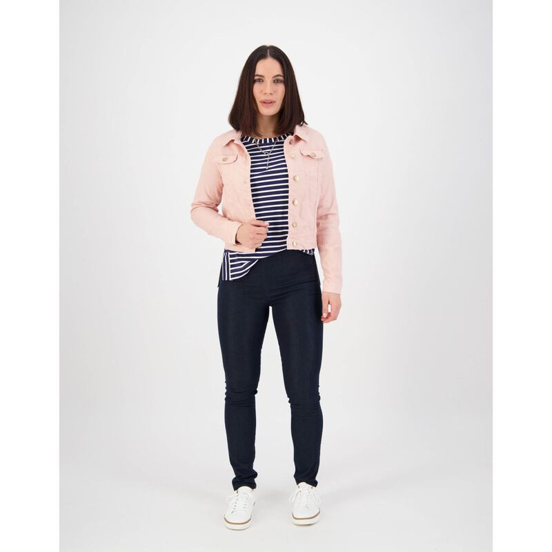 Vassalli Distressed Denim Jacket image number 3